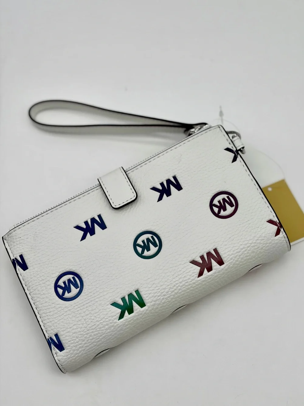 MICHAEL KORS Jet Set Travel Large Double Zip Wallet Wristlet